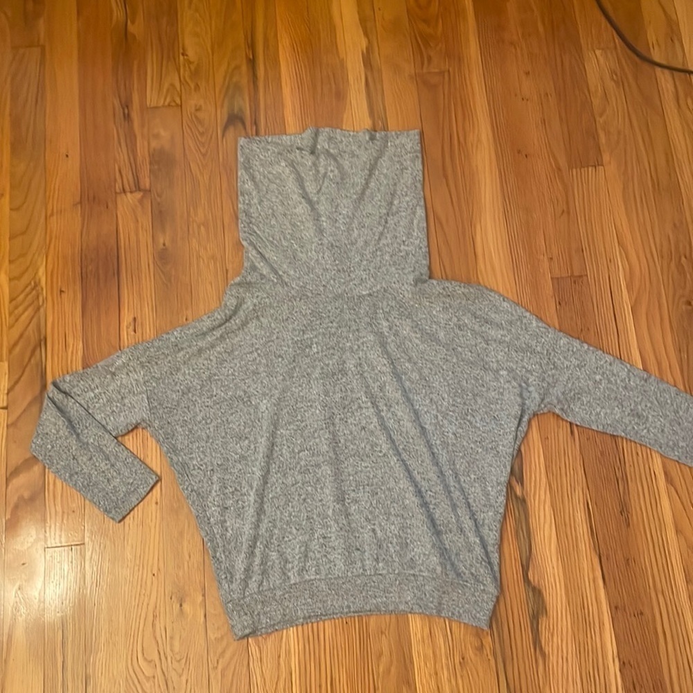 Zsupply Turtle Neck Grey Sweater Small